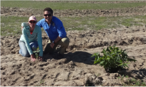 Clare and Kurt at Tree Planting 2014